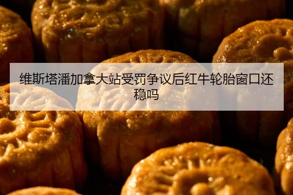 维斯塔潘加拿大站受罚争议后红牛轮胎窗口还稳吗